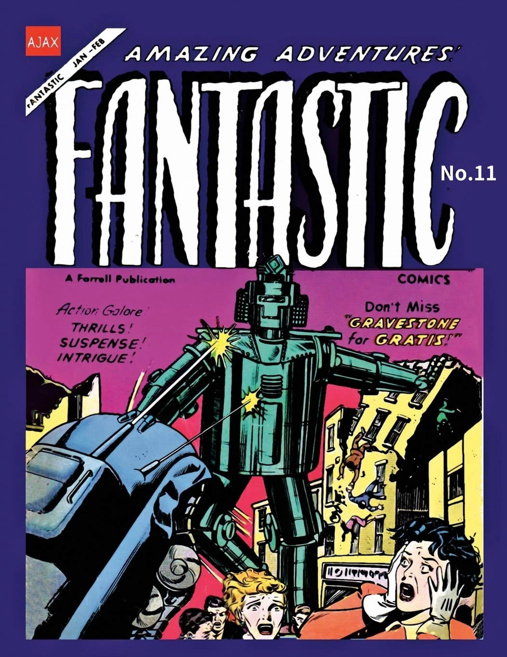 Cover Fantastic Comics issue 11